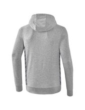 Erima Hooded Sweatshirt Essential Team Hooded Sweat (soft cotton, ribbed cuffs) light grey/grey Men